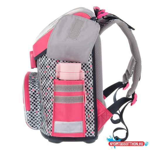 Ars Una Think Pink mágneszáras iskolatáska