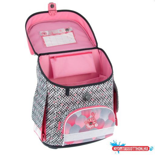 Ars Una Think Pink mágneszáras iskolatáska