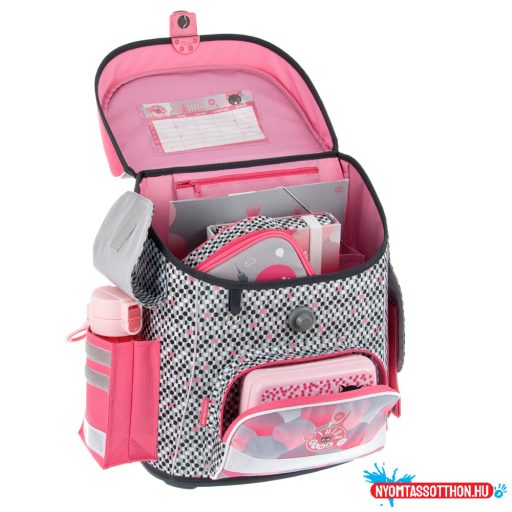 Ars Una Think Pink mágneszáras iskolatáska