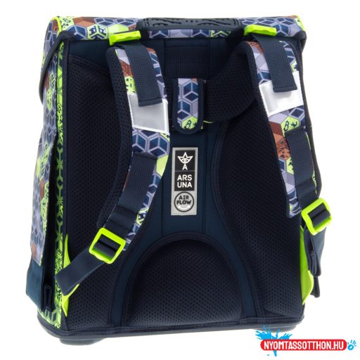 Ars Una Geek mágneszáras iskolatáska