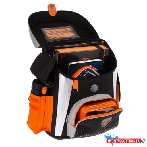 Lamborghini mágneszáras iskolatáska