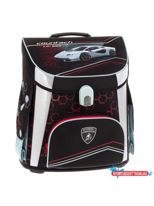 Lamborghini mágneszáras iskolatáska