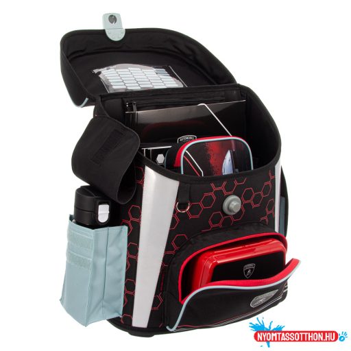 Lamborghini mágneszáras iskolatáska