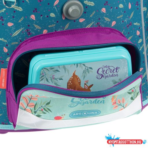 Ars Una My Secret Garden mágneszáras iskolatáska