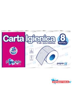   Toalettpapír 2 rétegű kistekercses 150 lap/tekercs 8 tekercs/csomag_ID8G450F8/P