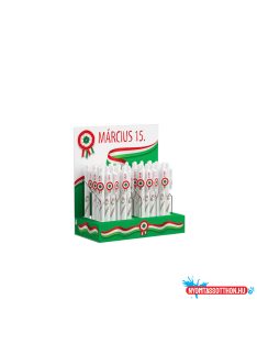   Golyóstoll 0,8mm, nyomógombos Ico kokárdás, 48 db/display, írásszín kék