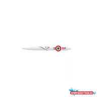   Golyóstoll 0,8mm, nyomógombos Ico kokárdás, 10 db/csomag, írásszín kék
