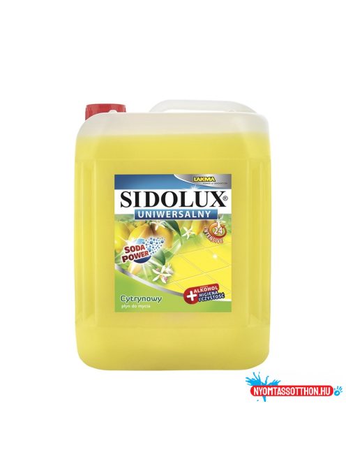 Általános tisztítószer 5 liter Sidolux Universal Soda Power Friss citrom