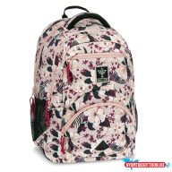 Ars Una Flowery pink ergonomikus hátizsák 27 L