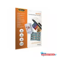   Lamináló fólia, A4, 80 mikron, fényes, 25 db/doboz, Admire Easyfold Fellowes(R)