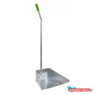 Szemetes lapát fém galvanizált hosszú nyéllel Apex