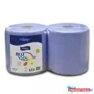   Kéztörlő 3 rétegű tekercses átmérő: 26 cm 100% cellulóz 2 tekercs/csomag BLU COLOR  Paperdi_BIBS800 kék