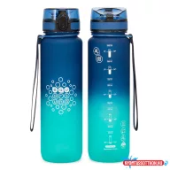   Ars Una BPA-mentes színátmenetes motivációs kulacs matt - 1000 ml - Dark sea