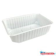 Doboz szögletes PP 750 ml fehér 50 db/csomag