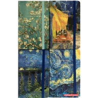   Van Gogh Művészeti Jegyzetfüzet - A6, aranyozott keményfedeles