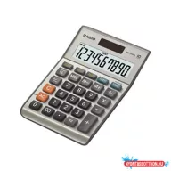   Számológép asztali 10 digit nagy, döntött kijelző Casio MS 100 FM ezüst