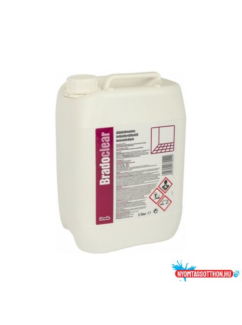 Felületfertőtlenítő koncentrátum 5 liter  Bradoclear
