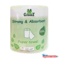   Háztartási papírtörlő 2 rétegű 500 lapos egyesével csomagolt Greeny 500 XXL