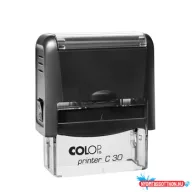 Bélyegző C30 Colop fekete ház/lila párna