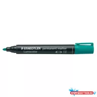   Alkoholos marker 2-5mm, vágott hegyű, Lumocolor 352 Staedtler zöld