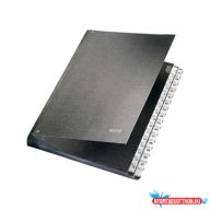 Mappa, ablakos, karton, A4, LEITZ, világoskék