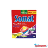   Mosogatógép tabletta 75 db/doboz All in One Somat Lemon&Lime