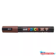 Dekormarker 1,8-2,5mm, Uni Posca PC-5M kakaó