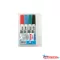 Táblamarker 2,5mm, kerek hegyû, Centropen 8559, 4 különféle szín