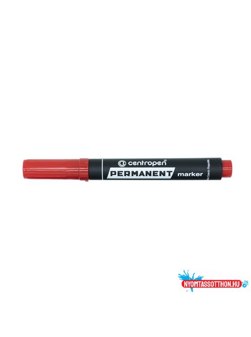 Alkoholos marker 1-4,6mm, vágott hegyû, Centropen 8576 piros