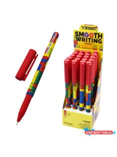   Golyóstoll kupakos, 0,7mm Vinson  A16 vegyes test displ 20 db/display