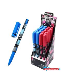   Golyóstoll kupakos, 0,7mm Vinson Cat A27 vegyes test displ 20 db/display