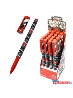   Golyóstoll kupakos, 0,7mm Vinson Sneaker A188 vegyes test displ 20 db/display