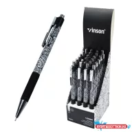   Golyóstoll nyomógombos 0,7mm Vinson Tattoo 103 vegyes test displ 24 db/display