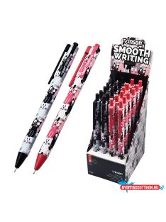   Golyóstoll nyomógombos 0,7mm Vinson Cat F2 vegyes test displ 24 db/display