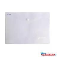 Irattartó tasak A4, PP patentos Bluering(R) transzparens