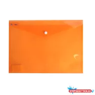   Irattartó tasak A4, PP patentos Bluering(R) transzparens narancs
