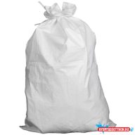 Szájszegett zsák 60 x 120 cm fehér