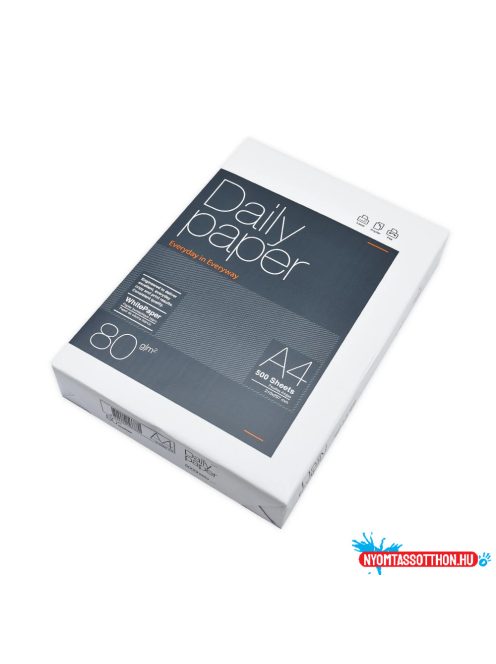 Másolópapír A4, 80g, Daily Paper 500ív/csomag