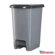 Szemetes kuka pedálos műanyag 40 literes Slim ECO antracit