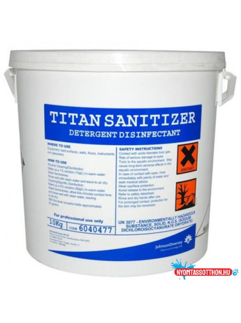 Titan Sanitzer mosogatópor 10kg (vödör)