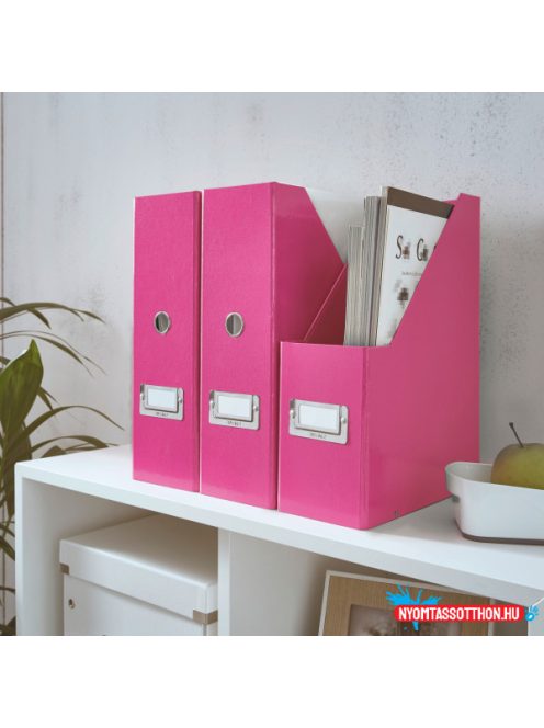 Leitz WOW Click&Store iratpapucs, rózsaszín