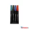 Alkoholos marker Foroffice, kerek hegyû hegyû, 1,5-3mm, 4 db-os készlet,
