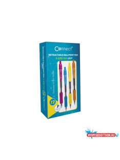   Golyóstoll Fornax F-70 grip, világos kék design, írásszín kék