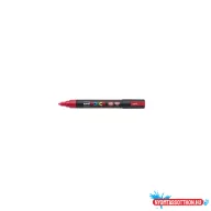 Dekormarker 1,8-2,5mm, Uni Posca PC-5M fluor piros