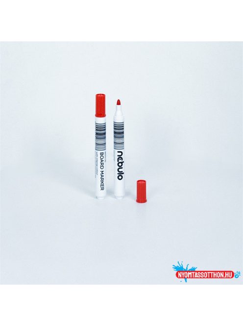 Táblamarker 2-3mm, kúpos Nebulo piros