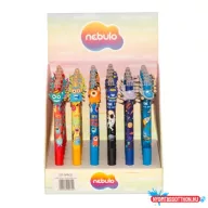   Zseléstoll radírozható, nyomógombos, űrlények 36 db/display Nebulo