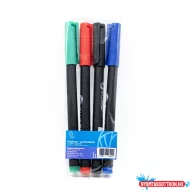   Rostirón, tűfilc alkoholos készlet, 0,5mm OHP Bluering® F, 4 klf. szín