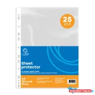   Genotherm lefűzhető, A4, 50 micron fényes víztiszta Bluering® 25 db/csomag,