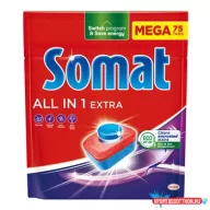 Mosogatógép tabletta 75 db/doboz All in One Somat Regular