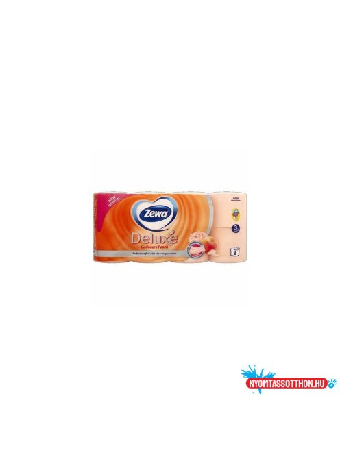 Toalettpapír 3 rétegű 150 lap/tekercs 8 tekercs/csomag Zewa Cashmere Peach